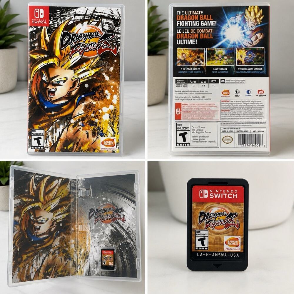 Dragon Ball FighterZ Nintendo Switch 2018 Bandai Namco Complete w/ Case